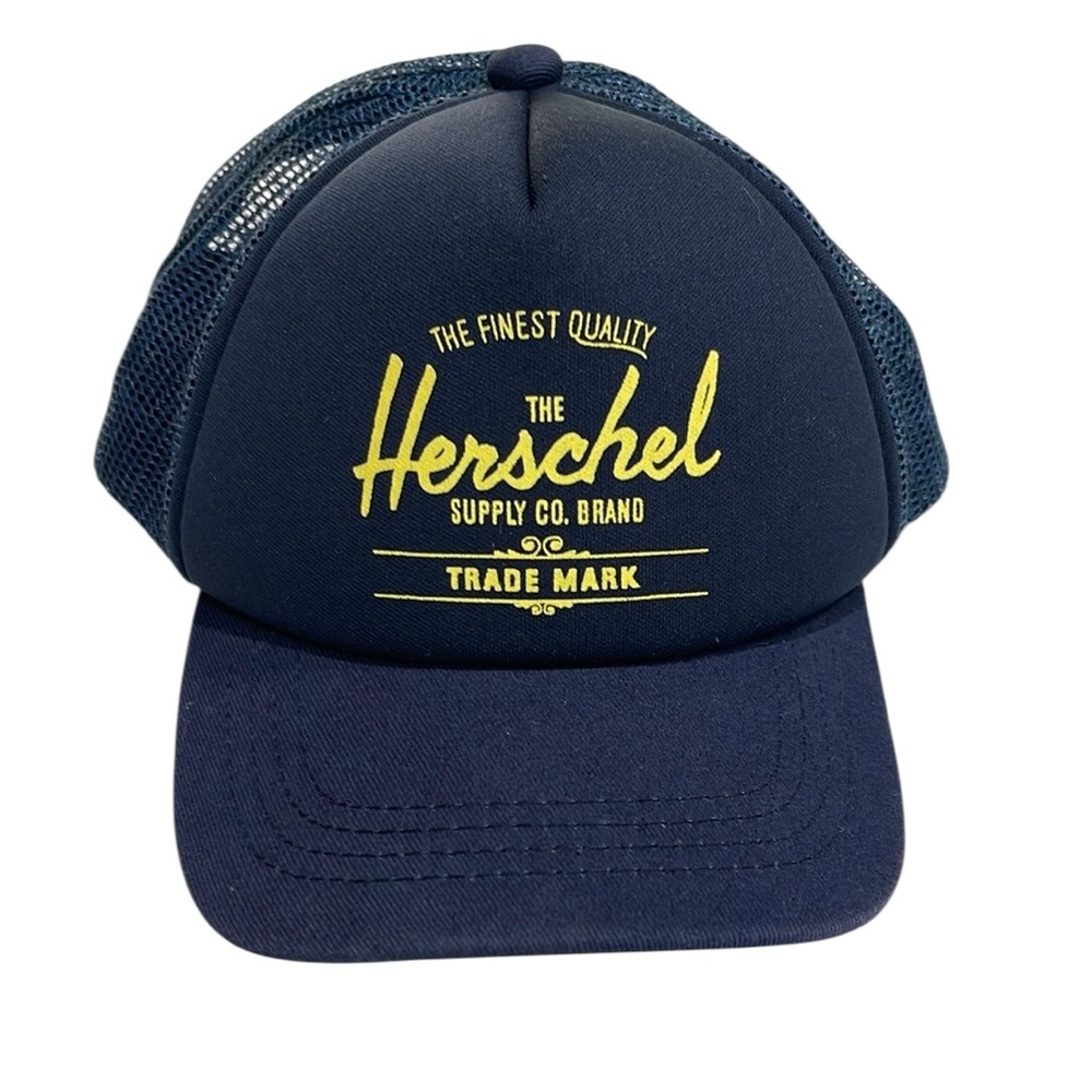 Herschel Supply Company Baby Infant Navy and Yellow Hat